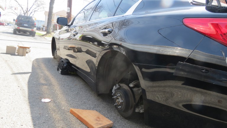 Tire Thieves Strike Again in Howard Beach