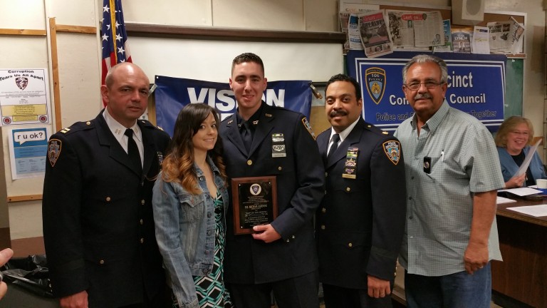 From Near-Fatal Accident to 106th Pct. Cop of the Month