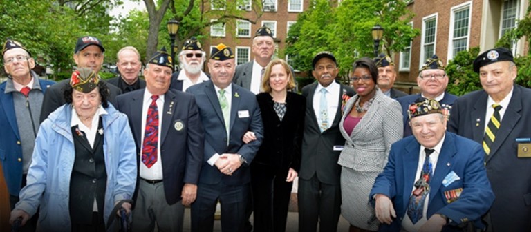 Katz Salutes Soldiers in Veterans Memorial Garden
