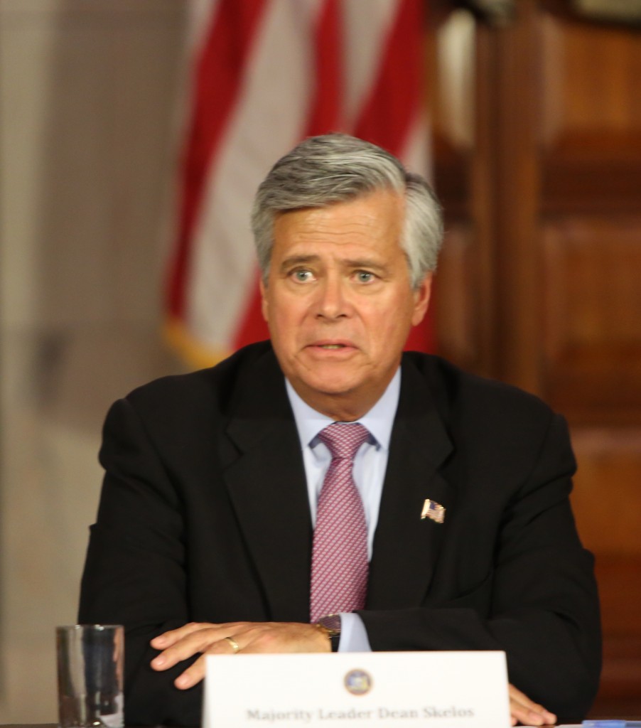 State Senate Majority Leader Dean Skelos and his son this week were indicted on federal corruption charges. Photo Courtesy of Judy Sanders/Office of the Governor.