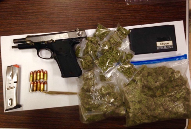 Cops Find Gun, Weed after Stopping Man for Public Urination