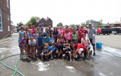 Our Lady of Grace Sponsors Successful Car Wash