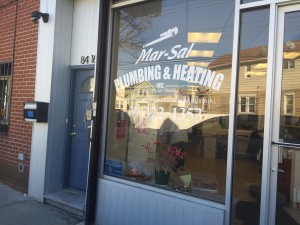 The Mar-Sal Plumbing & Heating, Inc. office on Pitkin Avenue in Ozone Park. Photo Courtesy of The Blue Book