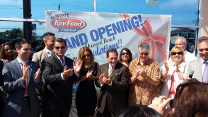Hundreds of supporters and shoppers flocked to the much-anticipated Grand Opening of the Howard Beach Key Food last year. File Photo