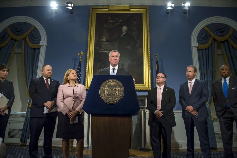 In Wake of Cop Death, de Blasio Calls for Change in State Bail Law