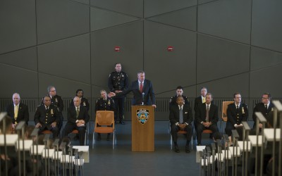 De Blasio, Bratton Preside over Hiring Ceremony for 678 NYPD Recruits