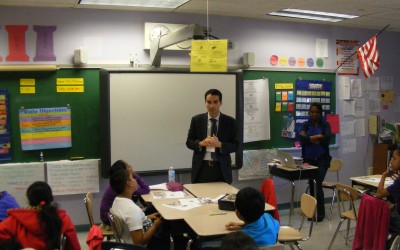 Career Day Brings Councilman to the Classroom