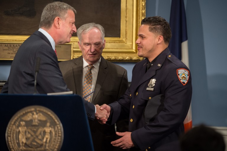 City Honors Correction Officer for Off-Duty Act of Heroism