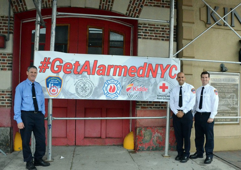 Administration, Council, Red Cross Tout #GetAlarmedNYC Fire Safety Program
