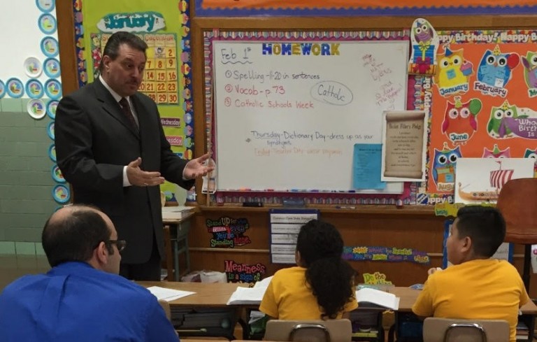 Addabbo ‘Thrilled’ to be SMGH Principal for a Day