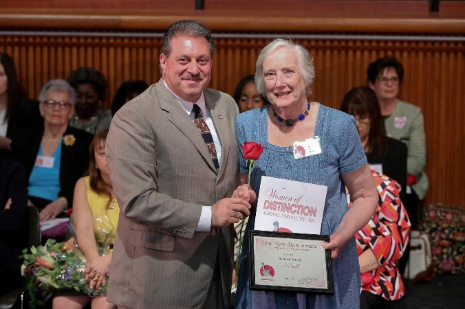 Addabbo Honors Broad Channel’s Toborg as ‘Woman of Distinction’