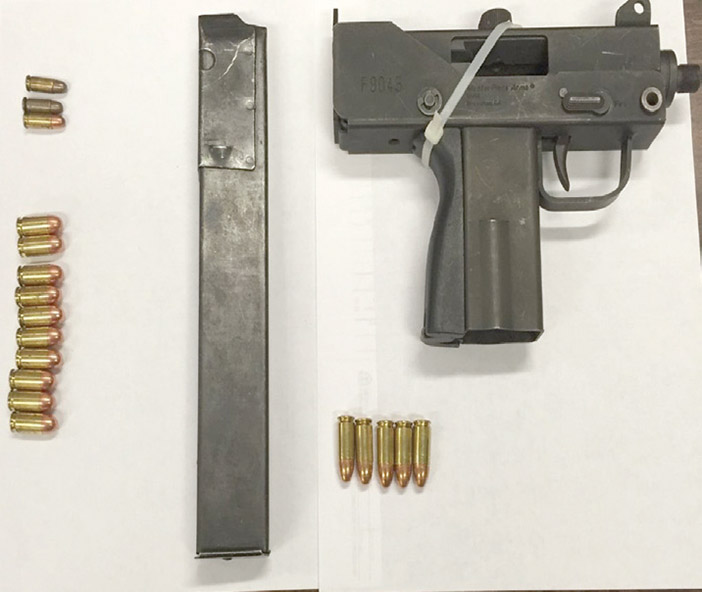 Anti-Crime Cops Catch Gang Member with Automatic Weapon              