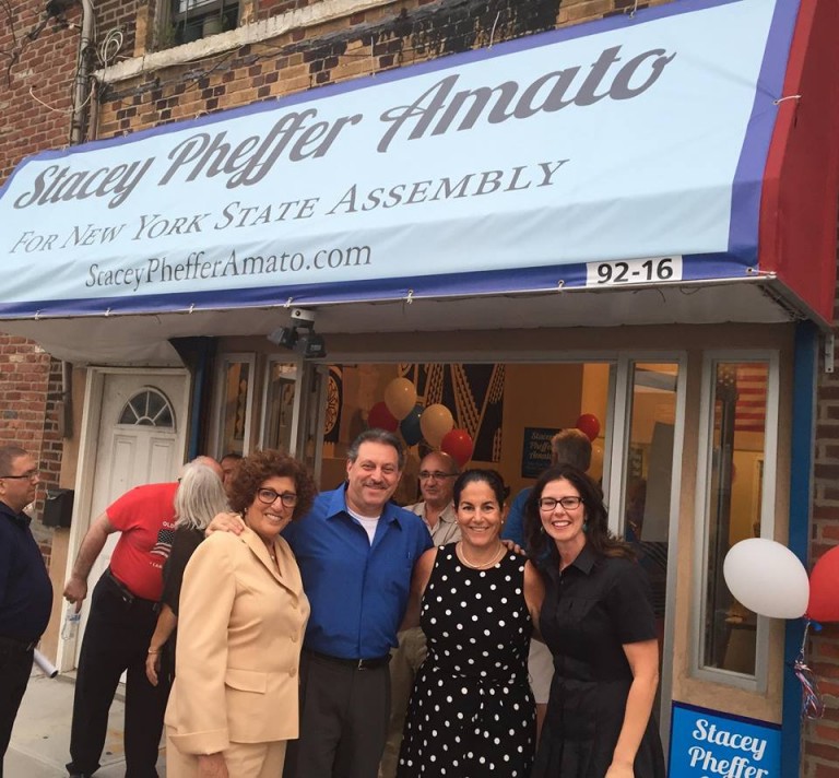 Pheffer Amato Opens Assembly Campaign HQ in Rockaway Beach