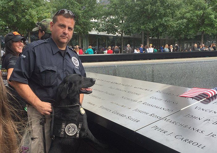 Veteran JFK Airport Explosives-Detection Dog  Retires from Service. TSA’s ‘Ssiller’ named in honor of hero Brooklyn firefighter