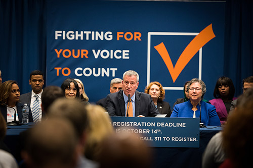 De Blasio Urges Albany to Pass Reforms to Make  State Voting Process ‘Fairer, More Open’