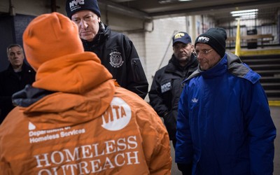 De Blasio Credits Homeless Policies with Decrease  in Shelter Population