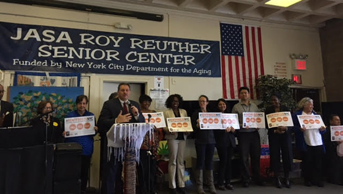 City, Elected Officials Help Spread Word  about Rent Freeze Programs