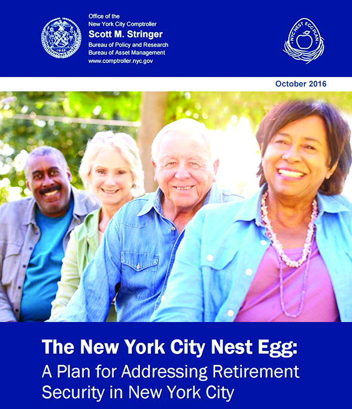 Stringer Unveils ‘NYC Nest Egg’ Retirement Plan  for Private-Sector Workers