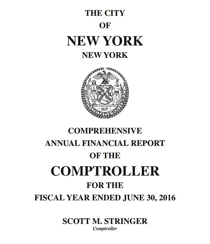 City Comprehensive Financial Report  Boasts Plenty of Positives