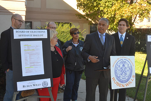 Wills Joins DHS, BOE for Awareness Campaign for Voter-Registered Homeless