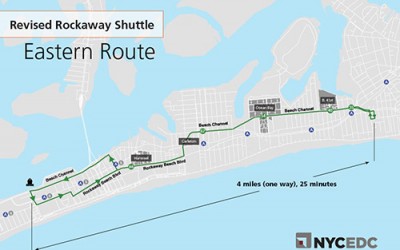 Free Rockaway Shuttle to Connect Residents  with Citywide Ferry