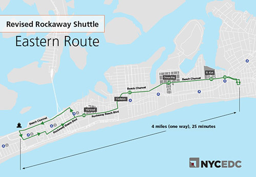 Free Rockaway Shuttle to Connect Residents  with Citywide Ferry