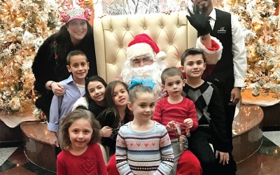 Russo’s Santa Welcomes Community Kids