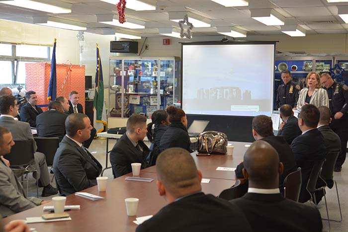 Katz Welcomes  New Class of Cops  to South Queens
