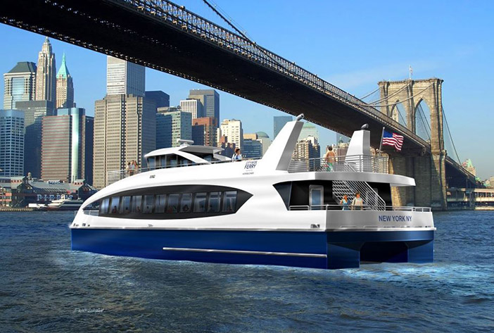 First Citywide Ferry  Service Vessel Hits Water