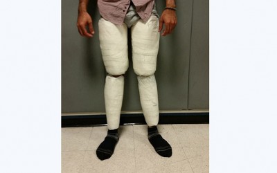 Customs Officers Catch JFK Passenger  with 10 Pounds of Coke Taped to his Legs