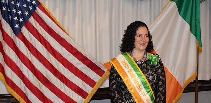 Pheffer Amato Installed as Deputy Grand Marshal  for Rockaway St. Patrick’s Day Parade