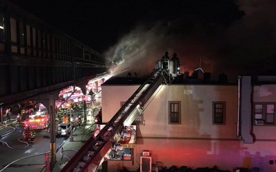 Several Families Homeless after Seven-Alarm Blaze Guts Liberty Avenue Buildings