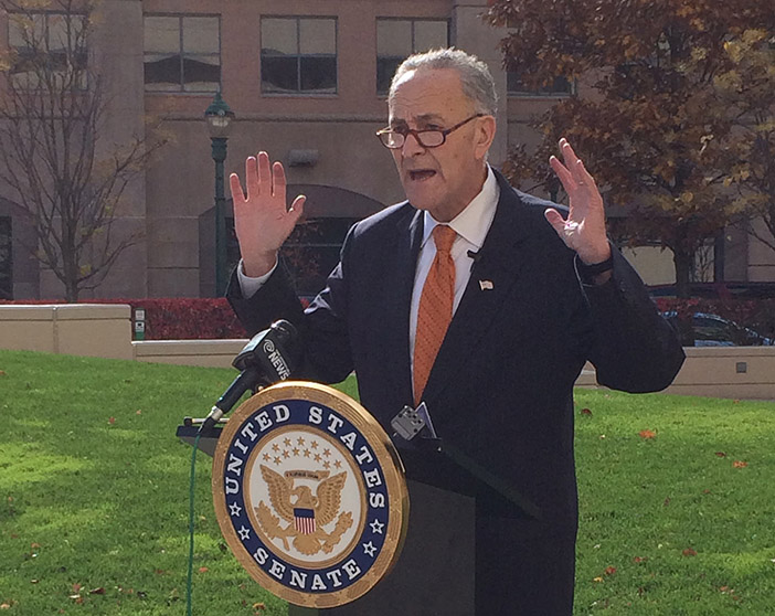 Trump Cuts to TSA, Coast Guard  ‘Would Spell Real Trouble’ for NYC Security: Schumer
