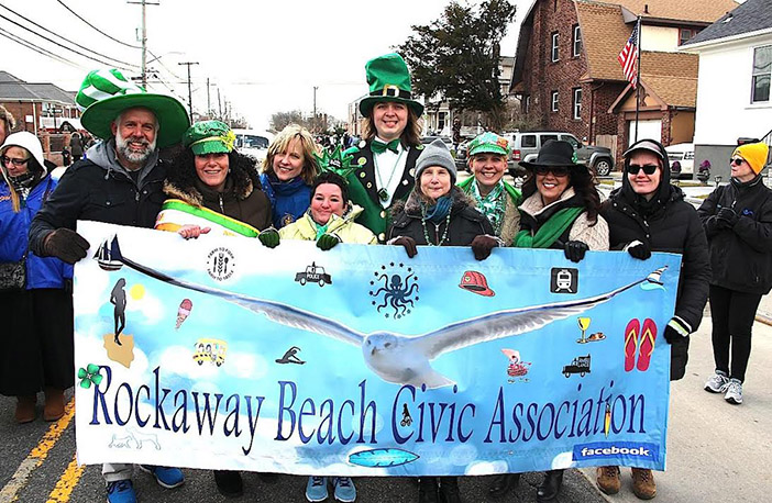 Revelers Descend on Rockaway  for Annual St. Patrick’s Day Parade