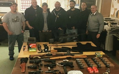 Cops Recover Cache of Weapons, Drugs in New Hyde Park