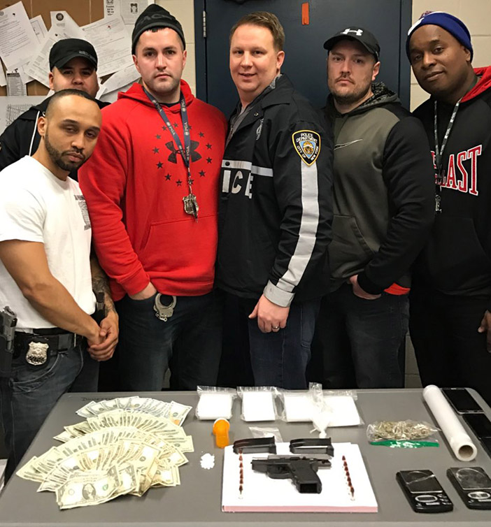 106th Precinct Officers Recover Gun, Drugs after Executing Search Warrant in Ozone Park