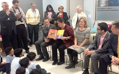 Ozone Park Community, Elected Officials  Open Renovated Library