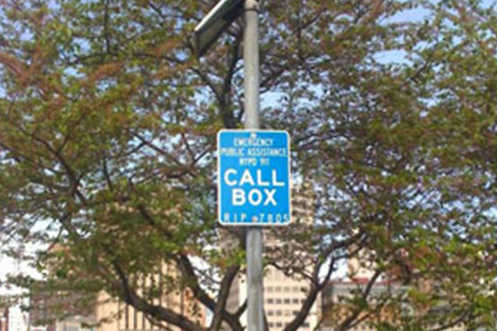 NYPD Call Boxes Installed at Forest Park