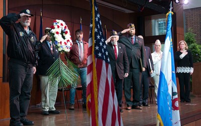 Distinguished Veterans Honored at Borough Hall Memorial Day  Observance Ceremony