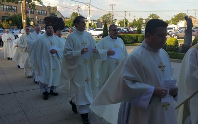 Community, Diocesan Dignitaries  Celebrate Dedication of Altar at St. Helen