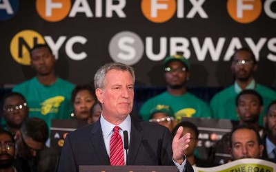 De Blasio Proposes ‘Fair Fix’ Tax on Wealthiest Residents to Help Modernize Subway and Bus System