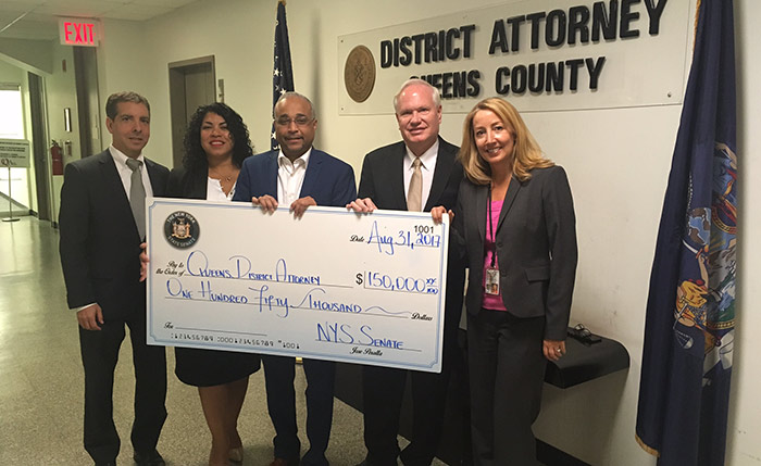 Peralta, Avella Allocate Funds for Queens DA  for Crime Victims with Special Needs