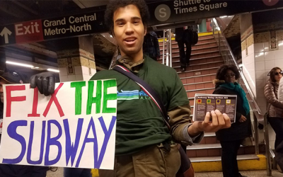 Advocacy Group Distributes  ‘Subway Delay Action Kits’ to Commuters