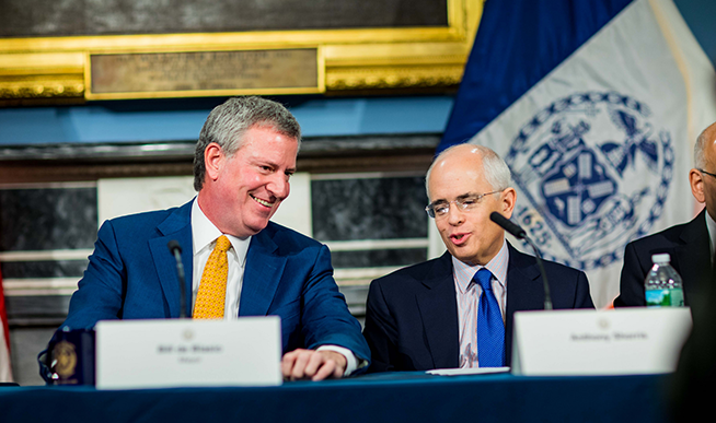 De Blasio Announces Major Changes to Senior Staff