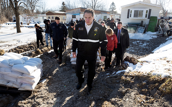 Warm Temps, Rain will  Increase Ice Jam Flooding Threats: Cuomo