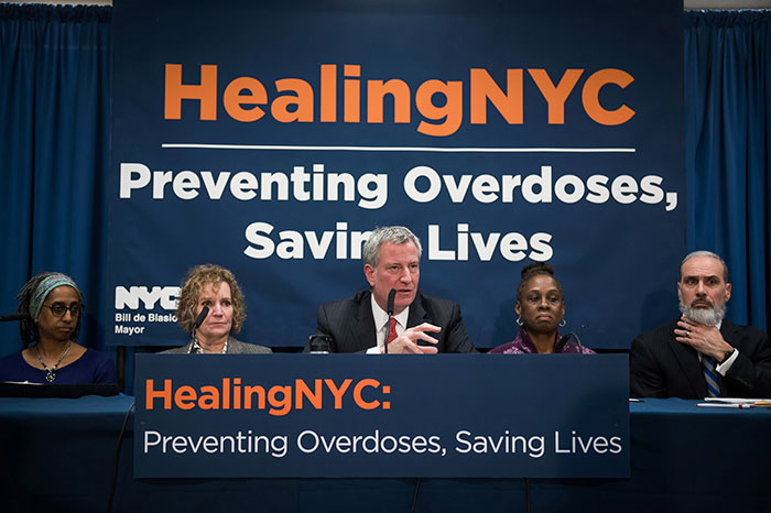 Mayor Heralds $22M Expansion of City Plan  to Reduce Opioid Overdose Deaths