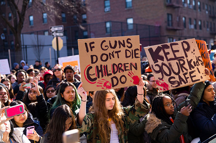 Students Demonstrations Call Attention to Inaction  on Gun-Safety Legislation