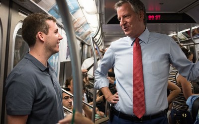 De Blasio Relents, Says City will Provide $418M  for Emergency Subway Plan