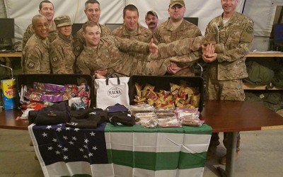 Cop in Iraq Receives NYPD Care Pack