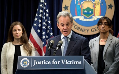 New York AG Schneiderman Resigns  amid Allegations of Abuse